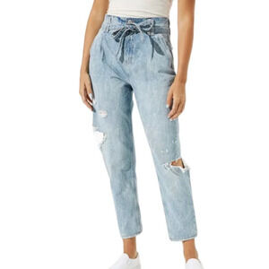 American Eagle Highest Rise Mom Jean X Long  *No Tie
